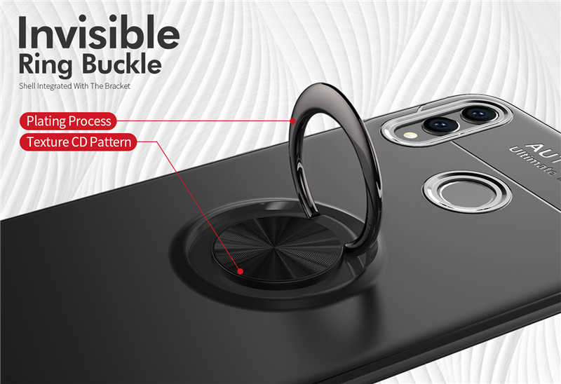 Huawei Honor 8C Kılıf Zore Ravel Silikon Kapak Mavi