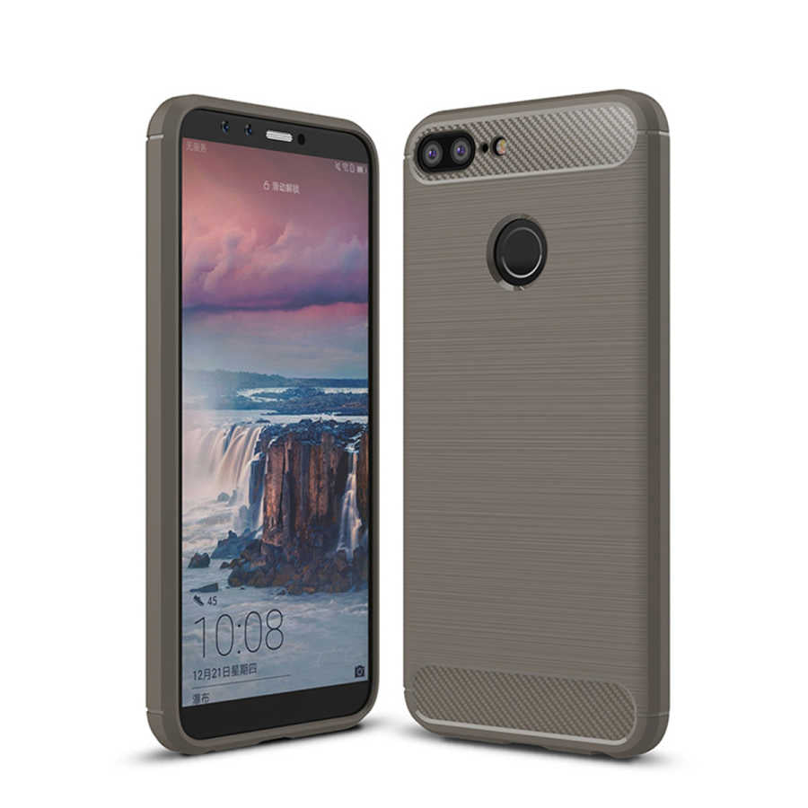 Huawei Honor 9 Lite Kılıf Zore Room Silikon Kapak Gri