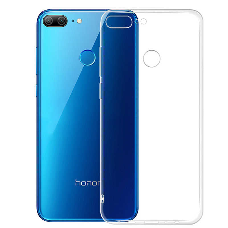Huawei Honor 9 Lite Kılıf Zore Süper Silikon Kapak Renksiz