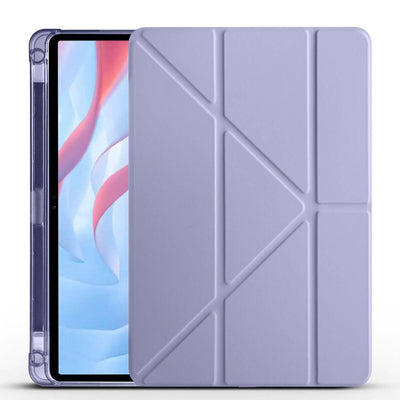 Huawei Honor Pad X8 Pro 11.5' Kılıf Zore Tri Folding Kalem Bölmeli Standlı Kılıf Mor