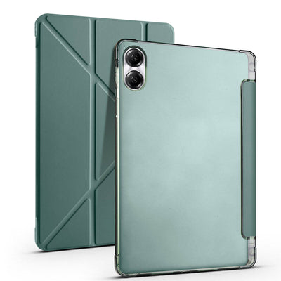 Huawei Honor Pad X8 Pro 11.5' Kılıf Zore Tri Folding Kalem Bölmeli Standlı Kılıf Kırmızı