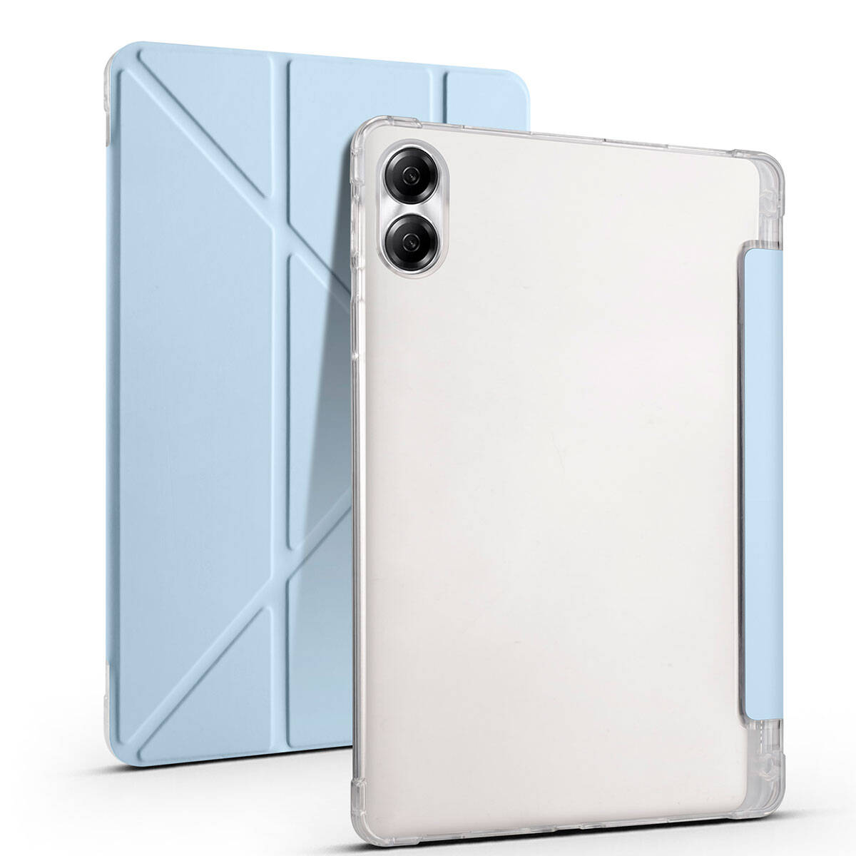 Huawei Honor Pad X9 11.5' Kılıf Zore Tri Folding Kalem Bölmeli Standlı Kılıf Mor