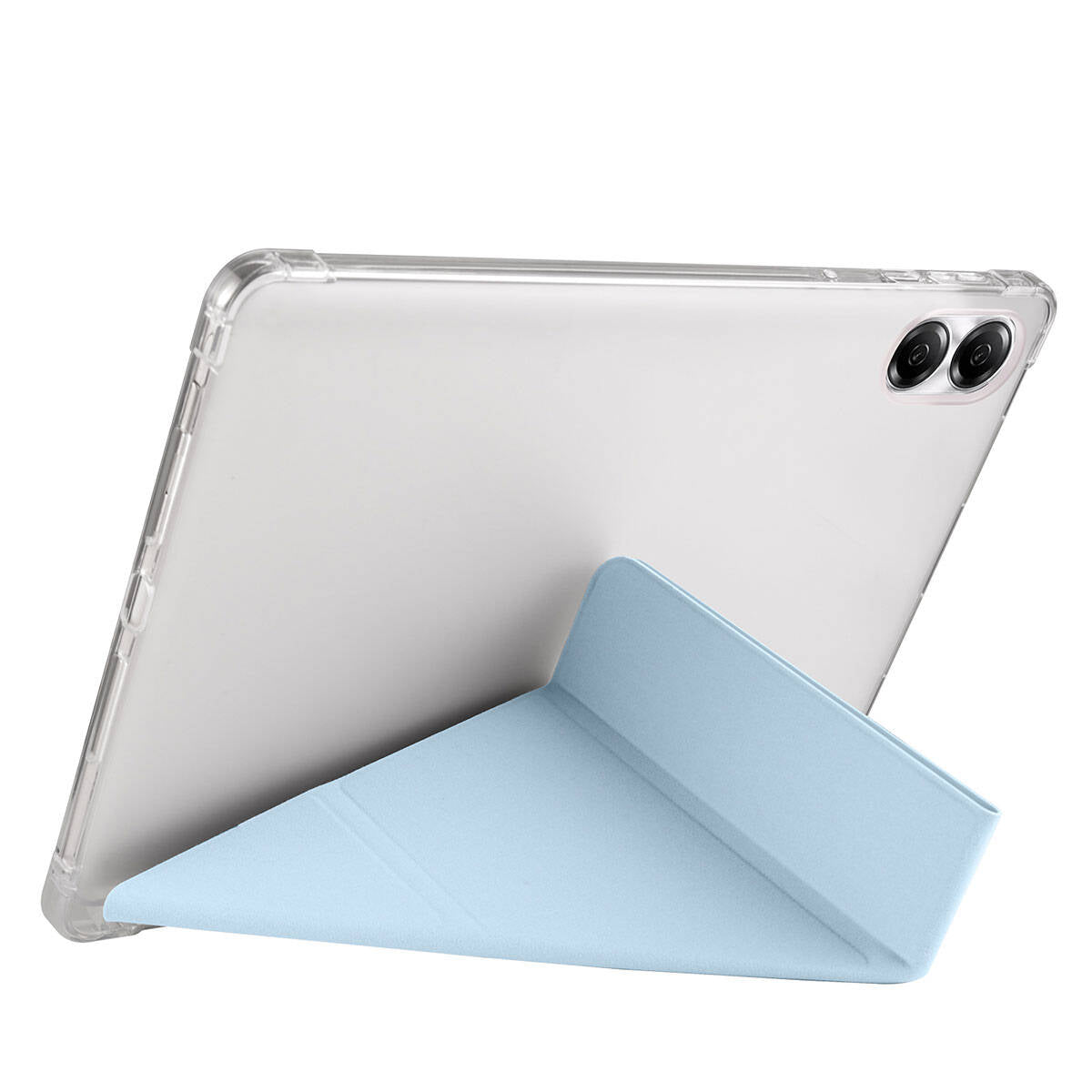 Huawei Honor Pad X9 11.5' Kılıf Zore Tri Folding Kalem Bölmeli Standlı Kılıf Mavi