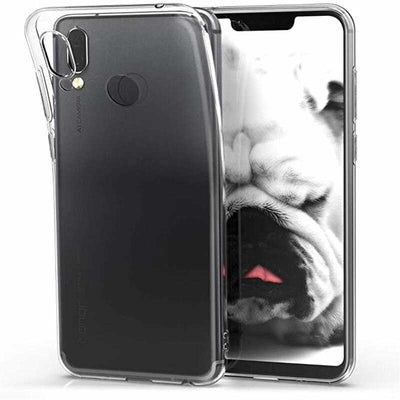 Huawei Honor Play Kılıf Zore Süper Silikon Kapak Renksiz