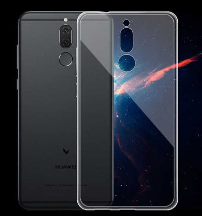 Huawei Mate 10 Lite Kılıf Zore Süper Silikon Kapak Renksiz