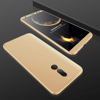 Huawei Mate 10 Lite Kılıf Zore Ays Kapak Gold