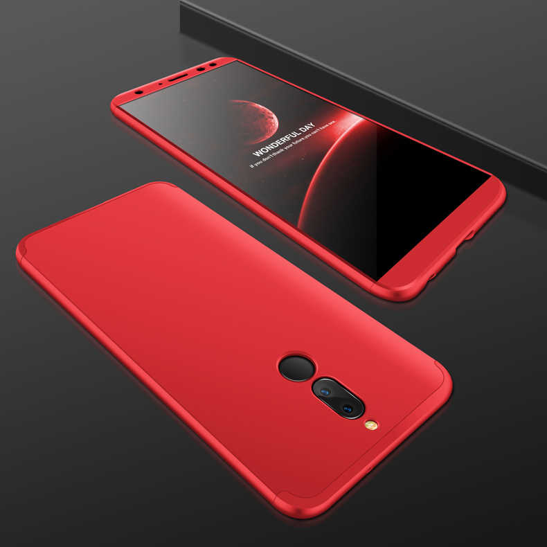 Huawei Mate 10 Lite Kılıf Zore Ays Kapak Kırmızı