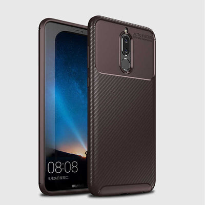 Huawei Mate 10 Lite Kılıf Zore Negro Silikon Kapak Lacivert