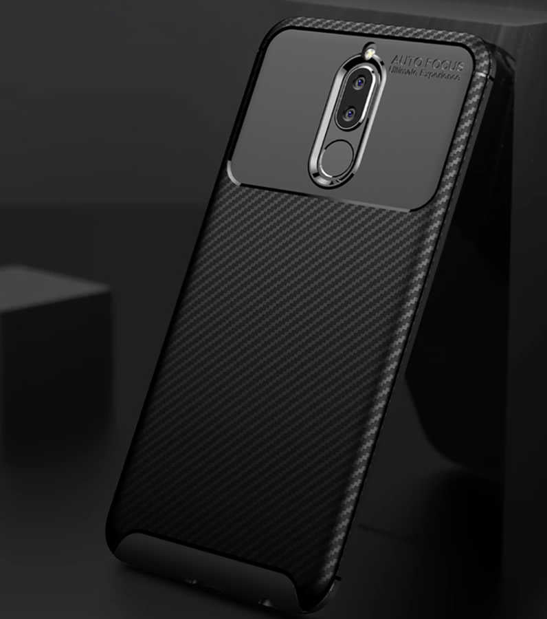 Huawei Mate 10 Lite Kılıf Zore Negro Silikon Kapak Kahverengi