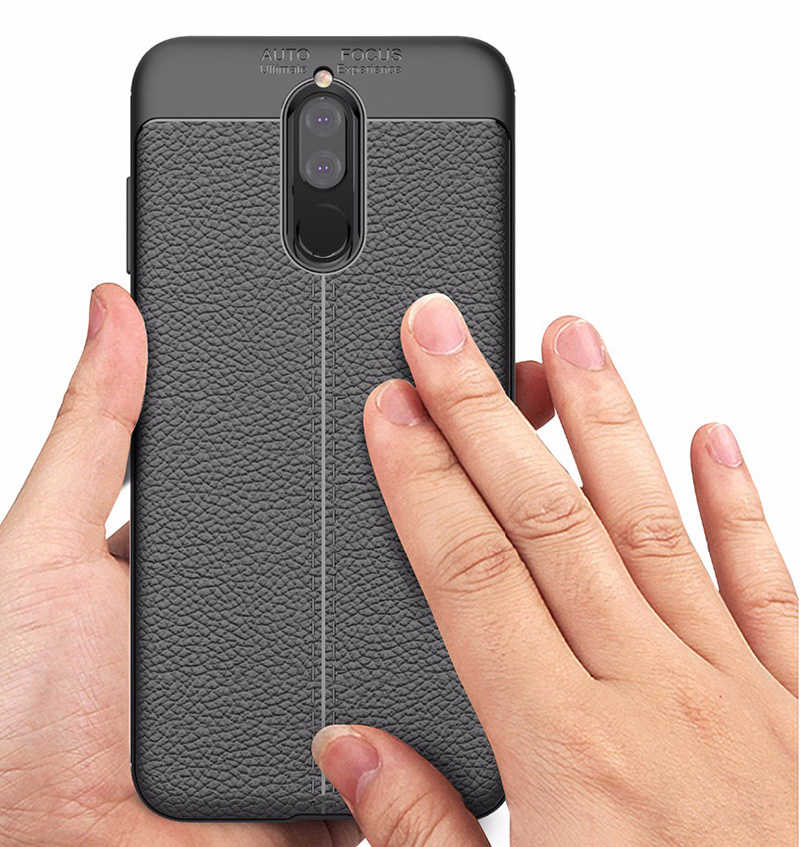 Huawei Mate 10 Lite Kılıf Zore Niss Silikon Kapak Siyah