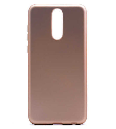 Huawei Mate 10 Lite Kılıf Zore Premier Silikon Kapak Gold
