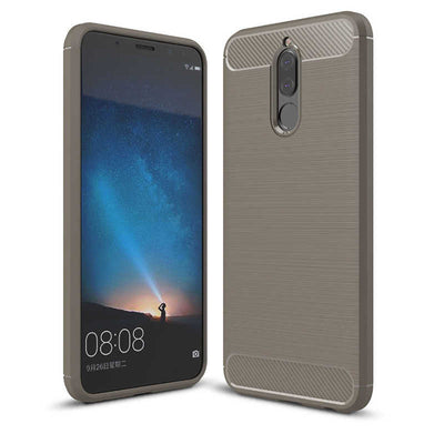 Huawei Mate 10 Lite Kılıf Zore Room Silikon Kapak Gri