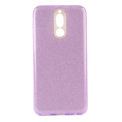Huawei Mate 10 Lite Kılıf Zore Shining Silikon Mor