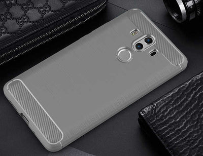 Huawei Mate 10 Pro Kılıf Zore Room Silikon Kapak Gri