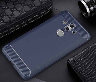 Huawei Mate 10 Pro Kılıf Zore Room Silikon Kapak Lacivert