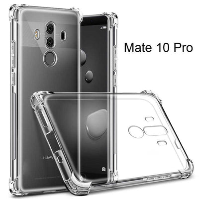 Huawei Mate 10 Pro Kılıf Zore Nitro Anti Shock Silikon Renksiz