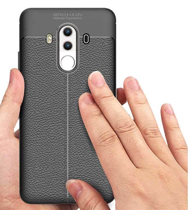 Huawei Mate 10 Pro Kılıf Zore Niss Silikon Kapak Siyah