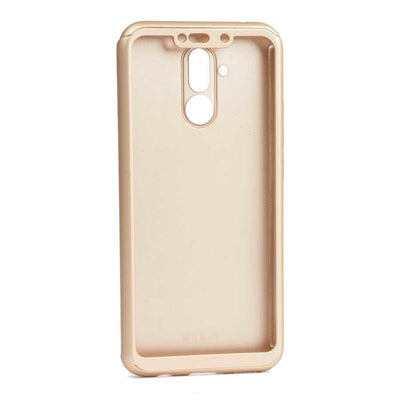 Huawei Mate 20 Lite Kılıf Zore 360 3 Parçalı Rubber Kapak Rose Gold