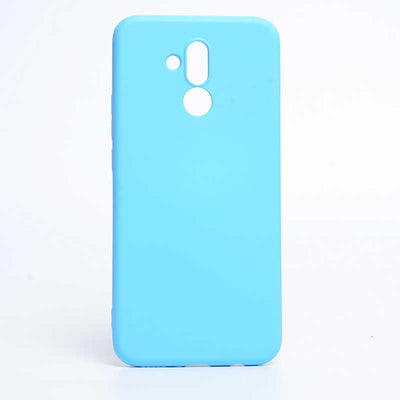 Huawei Mate 20 Lite Kılıf Zore İnci Silikon Mavi Açık