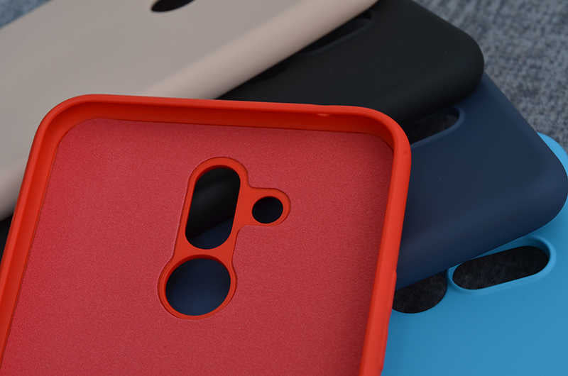 Huawei Mate 20 Lite Kılıf Zore İnci Silikon Mavi Açık