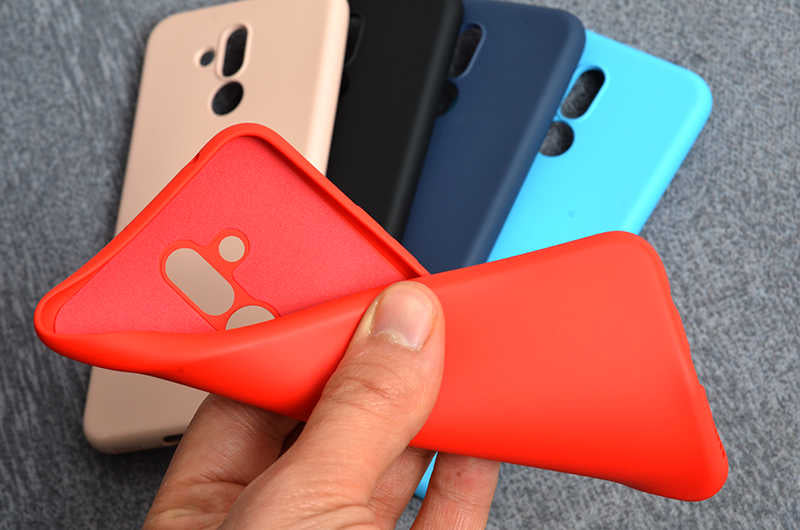 Huawei Mate 20 Lite Kılıf Zore İnci Silikon Kırmızı