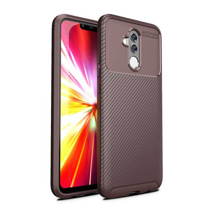 Huawei Mate 20 Lite Kılıf Zore Negro Silikon Kapak Siyah