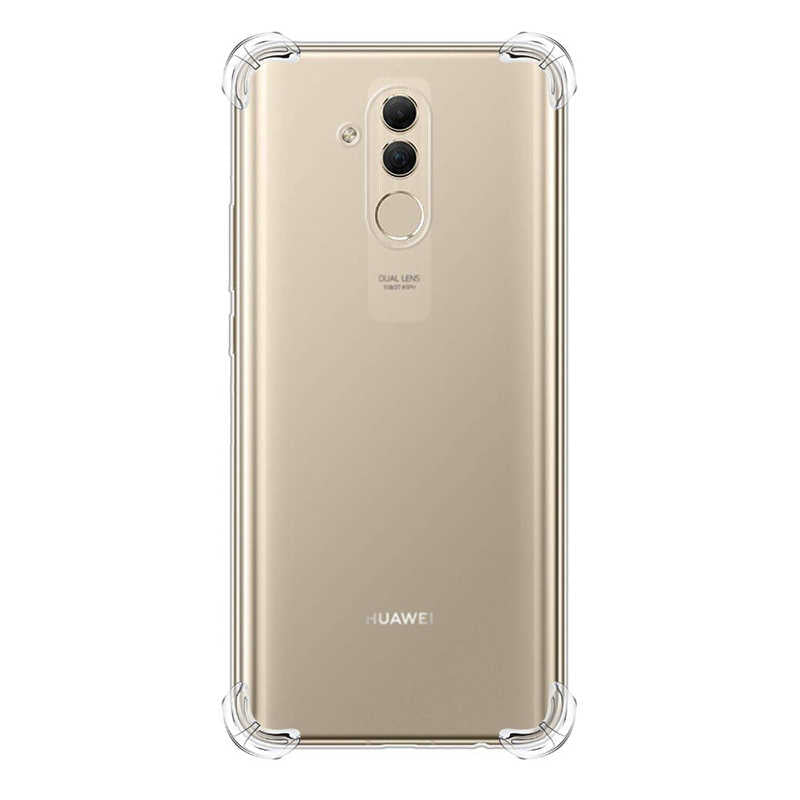Huawei Mate 20 Lite Kılıf Zore Nitro Anti Shock Silikon Renksiz