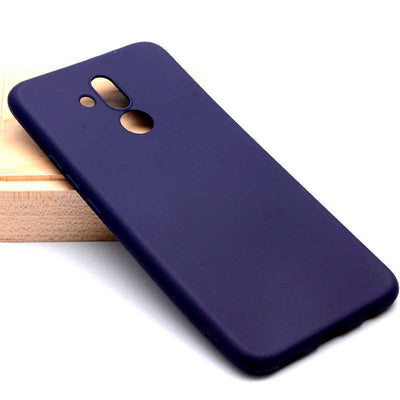 Huawei Mate 20 Lite Kılıf Zore Premier Silikon Kapak Lacivert