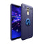Huawei Mate 20 Lite Kılıf Zore Ravel Silikon Kapak Siyah-Rose Gold