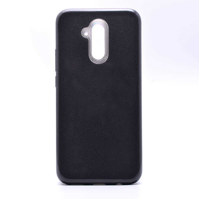 Huawei Mate 20 Lite Kılıf Zore Shining Silikon Siyah