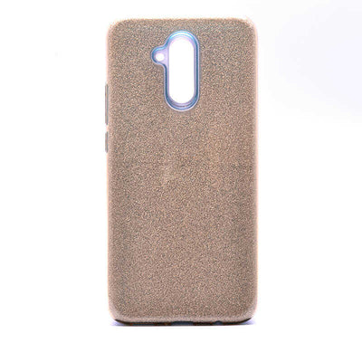 Huawei Mate 20 Lite Kılıf Zore Shining Silikon Gold