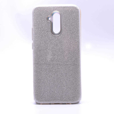 Huawei Mate 20 Lite Kılıf Zore Shining Silikon Gümüş