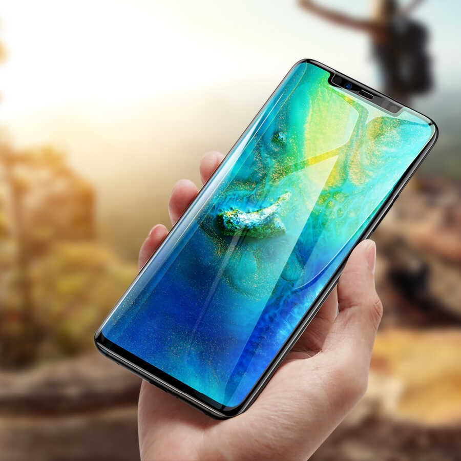 Huawei Mate 20 Pro Davin Seramik Ekran Koruyucu Siyah