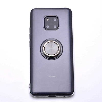 Huawei Mate 20 Pro Kılıf Zore Les Silikon Gri