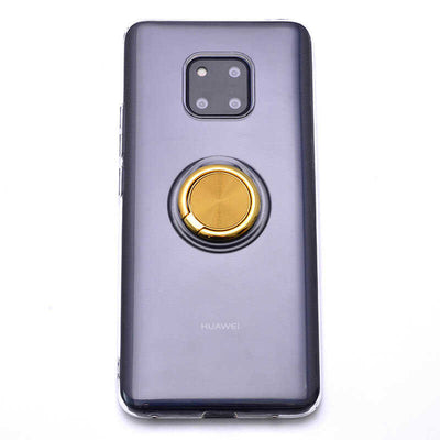 Huawei Mate 20 Pro Kılıf Zore Les Silikon Gold