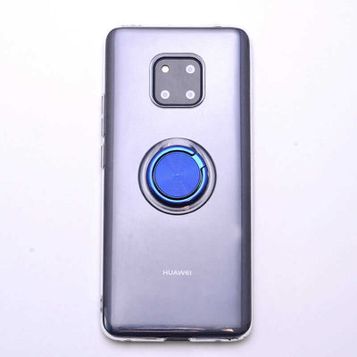 Huawei Mate 20 Pro Kılıf Zore Les Silikon Mavi