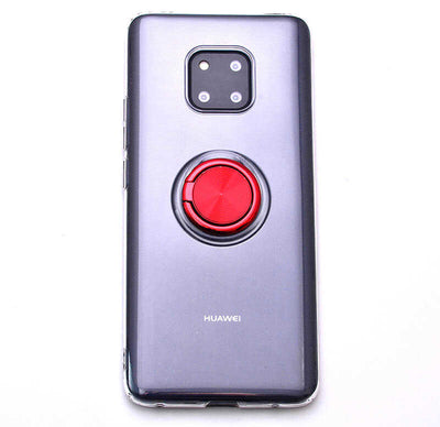 Huawei Mate 20 Pro Kılıf Zore Les Silikon Kırmızı