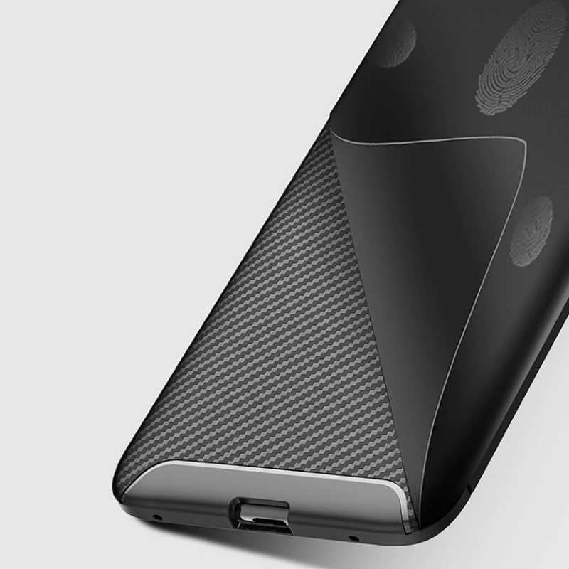 Huawei Mate 20 Pro Kılıf Zore Negro Silikon Kapak Kahverengi