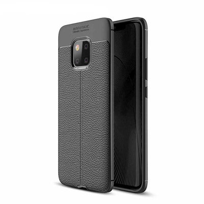 Huawei Mate 20 Pro Kılıf Zore Niss Silikon Kapak Siyah