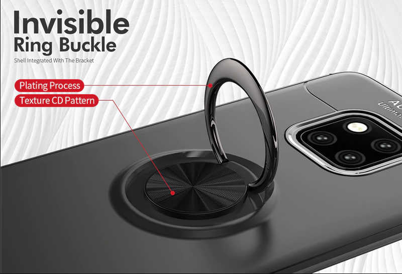 Huawei Mate 20 Pro Kılıf Zore Ravel Silikon Kapak Mavi