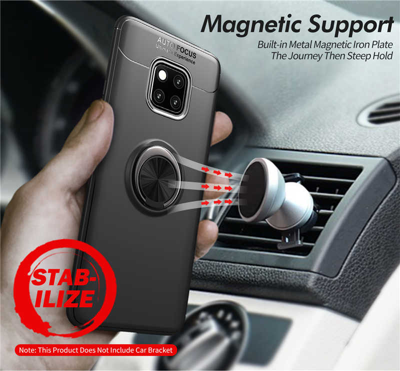 Huawei Mate 20 Pro Kılıf Zore Ravel Silikon Kapak Siyah-Rose Gold