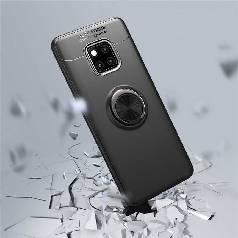 Huawei Mate 20 Pro Kılıf Zore Ravel Silikon Kapak Mavi