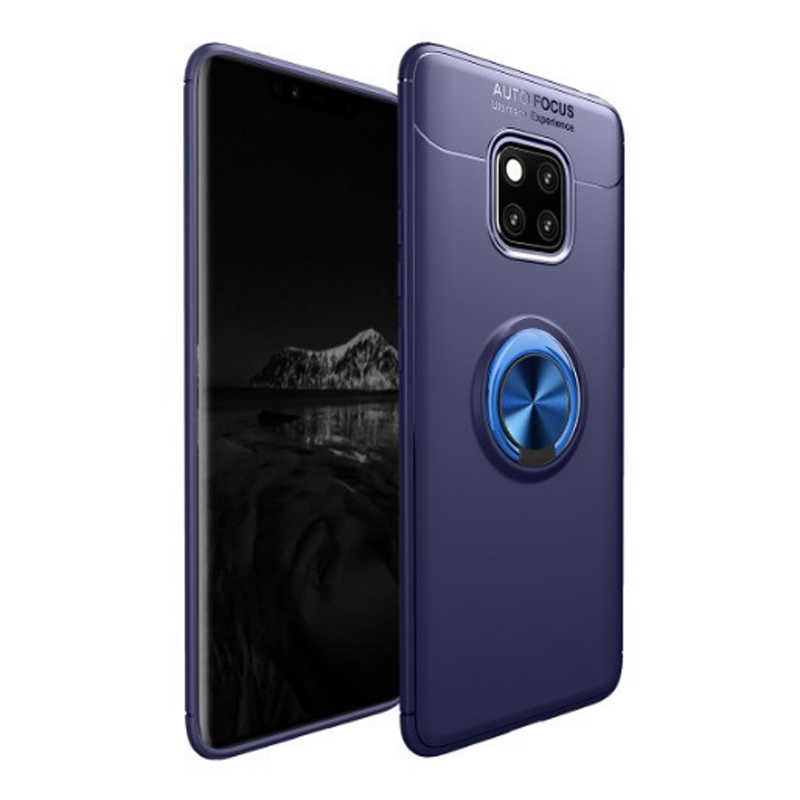 Huawei Mate 20 Pro Kılıf Zore Ravel Silikon Kapak Mavi