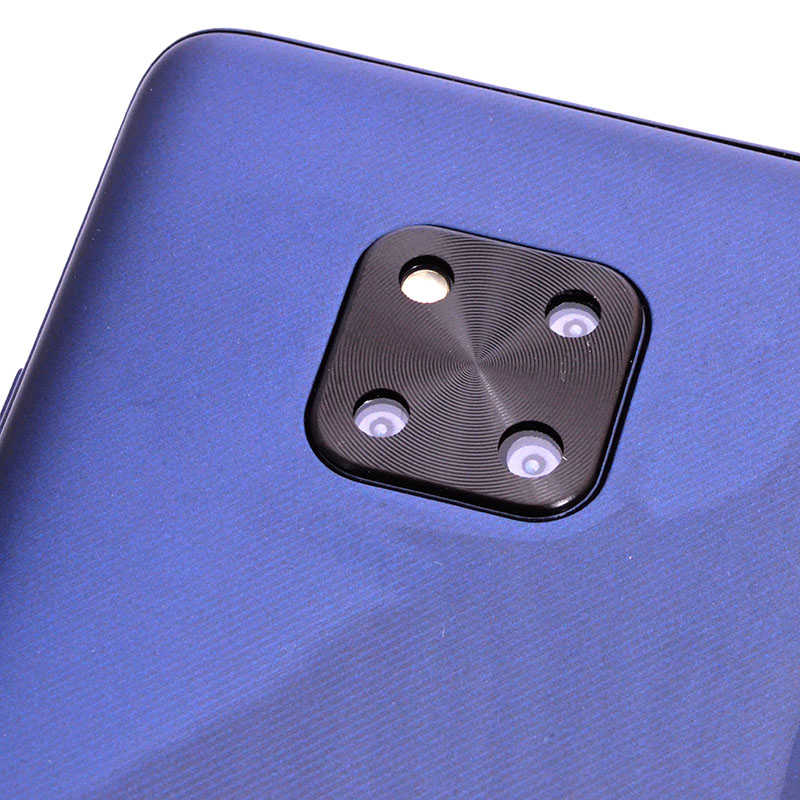 Huawei Mate 20 Pro Zore Metal Kamera Koruyucu Gri