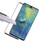 Huawei Mate 20 Zore Kenarları Kırılmaya Dayanıklı Cam Ekran Koruyucu Siyah