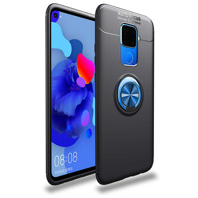 Huawei Mate 30 Lite Kılıf Zore Ravel Silikon Kapak Kırmızı