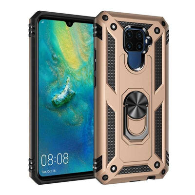 Huawei Mate 30 Lite Kılıf Zore Vega Kapak Gold
