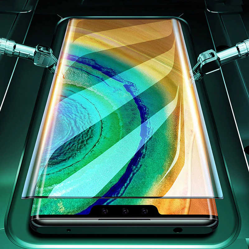 Huawei Mate 30 Pro Zore Süper Pet Ekran Koruyucu Jelatin Siyah