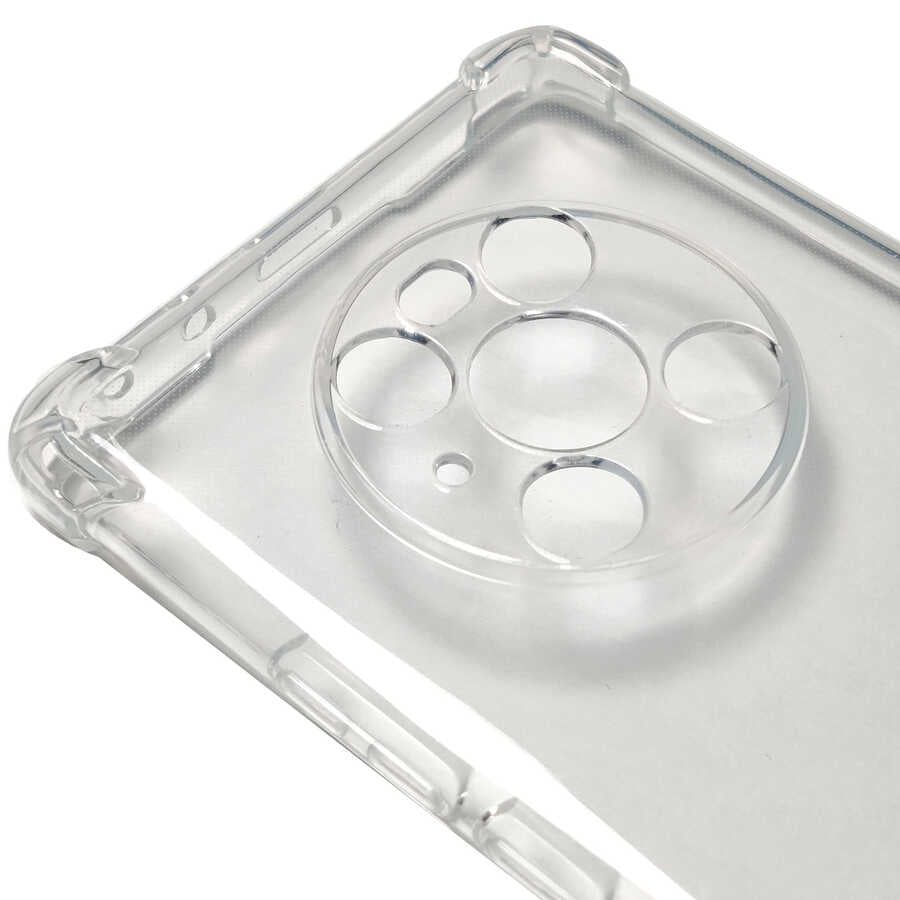 Huawei Mate 40 Pro Kılıf Zore Kamera Korumalı Nitro Anti Shock Silikon Renksiz