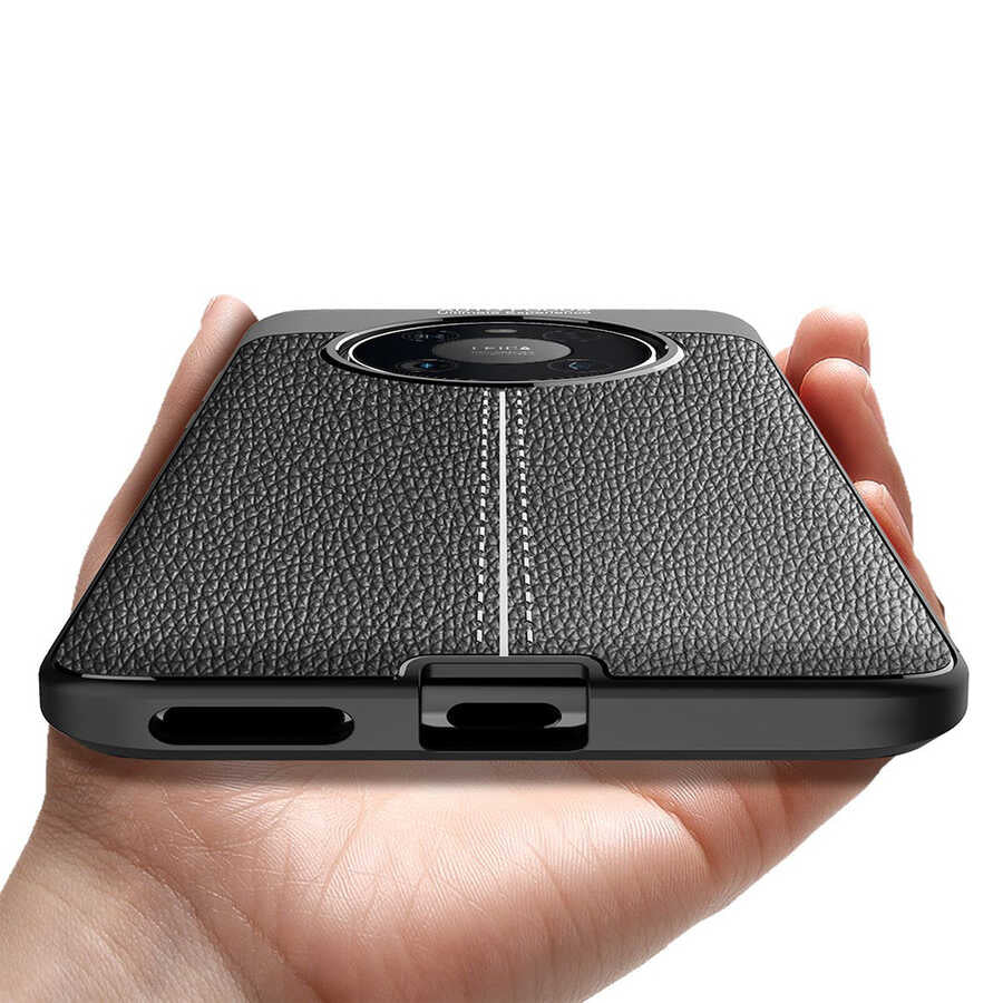 Huawei Mate 40 Pro Kılıf Zore Niss Silikon Kapak Siyah